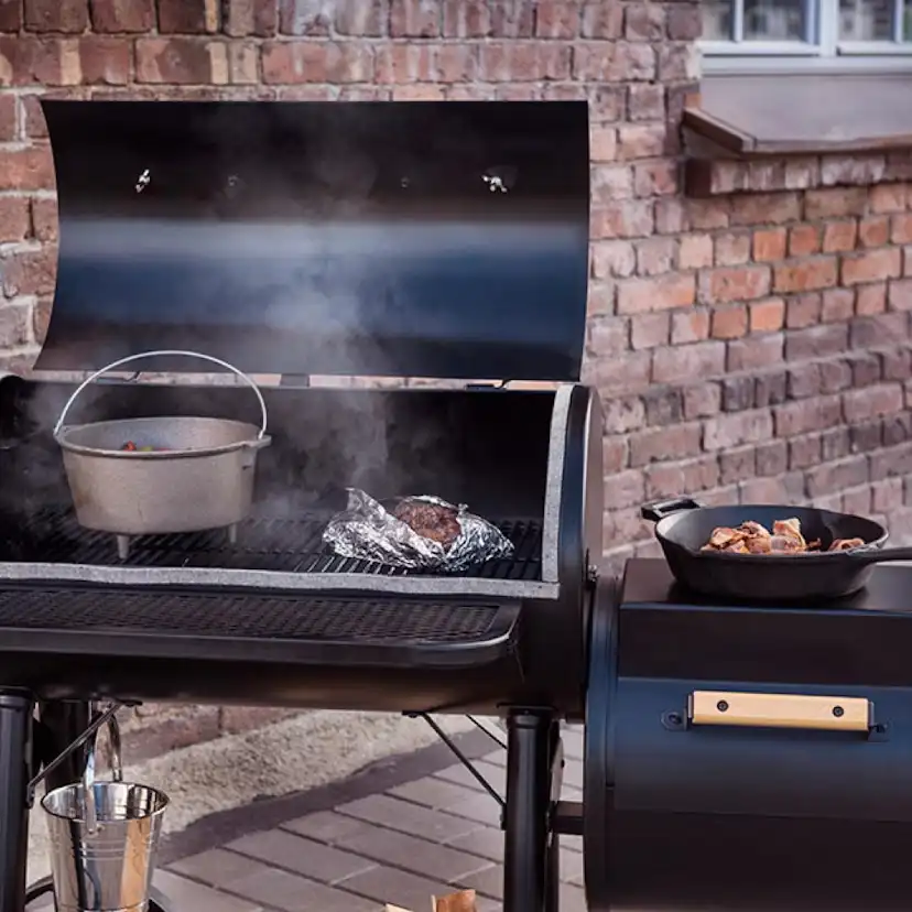 Rökgrill Mustang Off-set Georgia