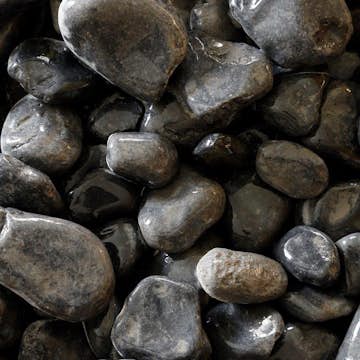 Dekorsten Magrab Krossprodukter Svart Pebbles 25-40 mm, 1000 kg Säck