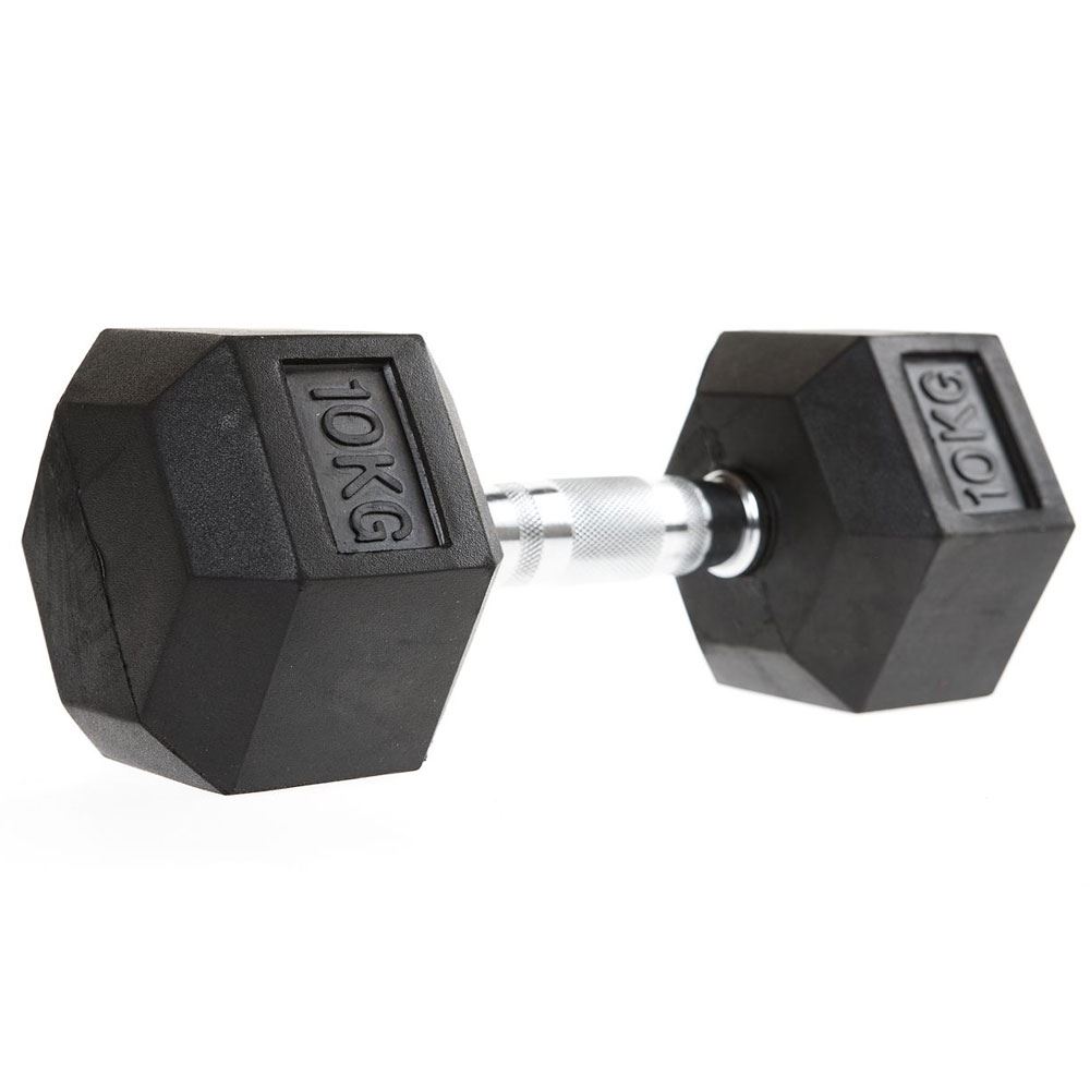 Hantel Nordic Fighter Gummerad Hexhantel Vikt: 20 kg