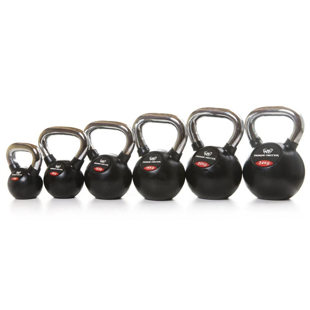 Kettlebell Nordic Fighter Gummi Vikt: 24 kg