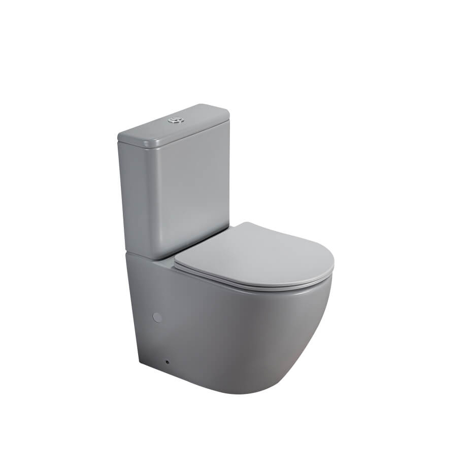 Toalettstol NOURK Oceana Golvstående Rimfree