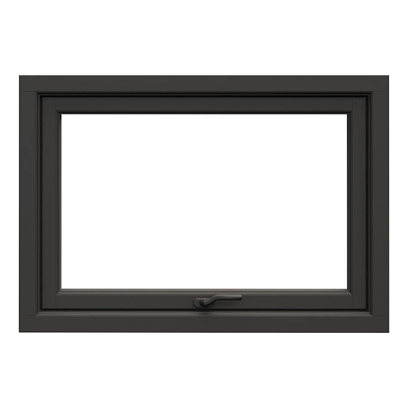 Överkantshängt Fönster NorDan Tanum BlackLine Aluminium BxH: 50x60 cm