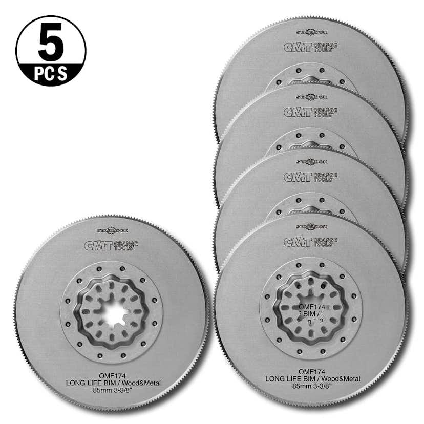 Starlock CMT Orange Tools Ø85mm BIM Trä/metall 5 st