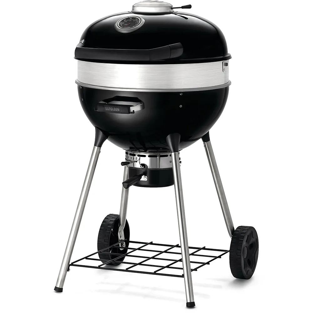 Kolgrill Napoleon PRO22K-L Klotgrill med Gjutjärnsgaller & Integrerad Termometer