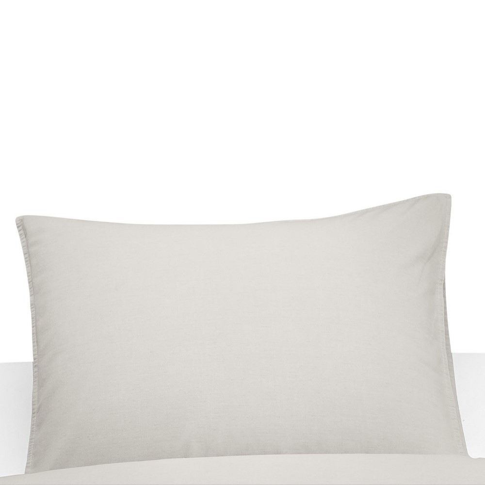 Örngott Borganäs of Sweden Washed Enkelsäng Beige