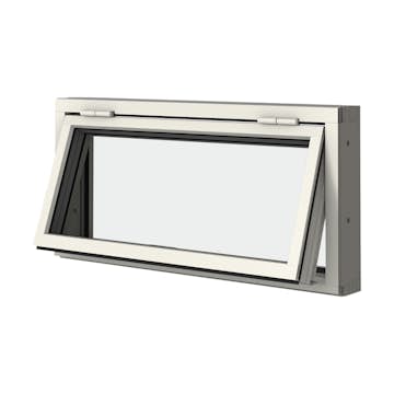 Överkantshängt Fönster Elitfönster Vision 3-Glas Aluminium