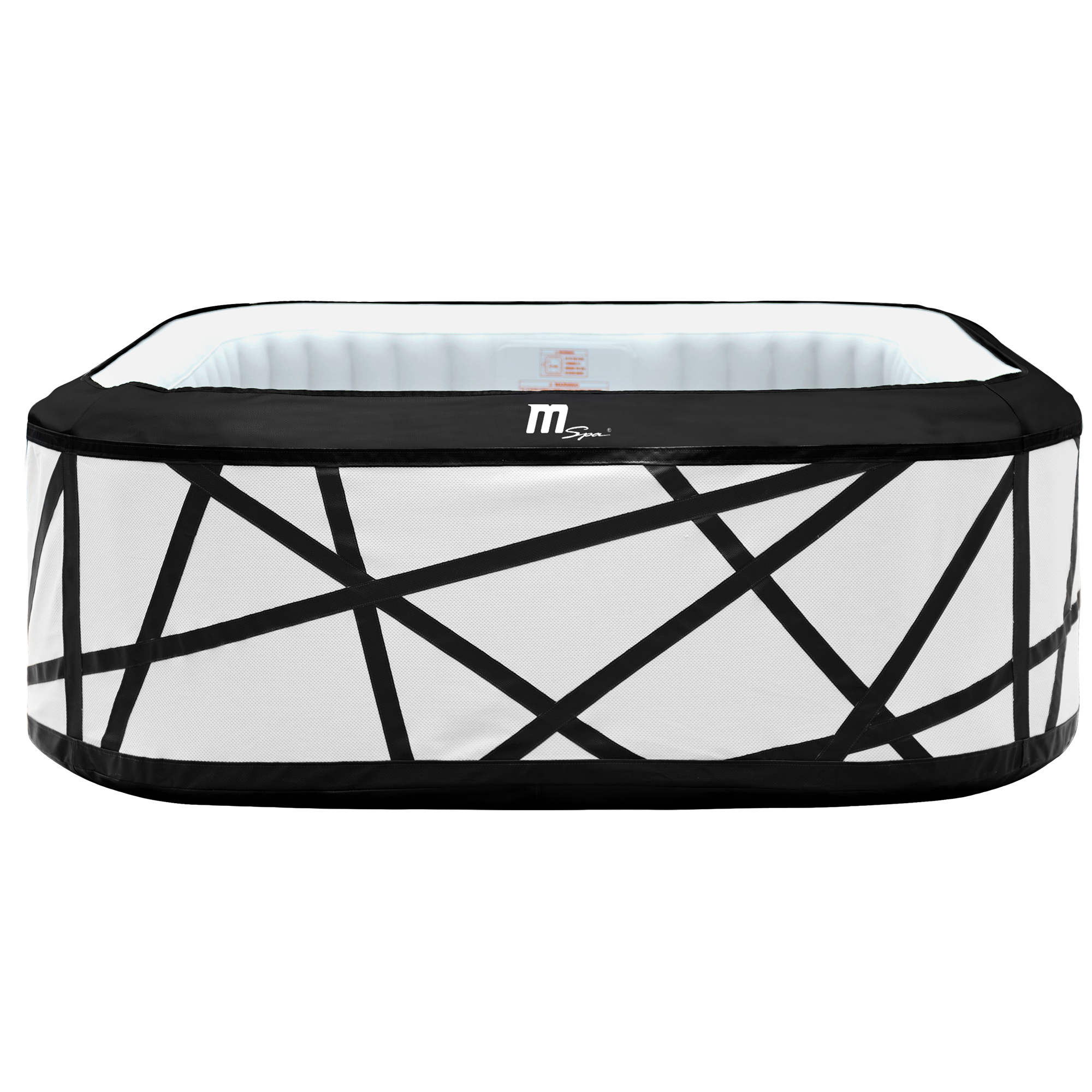 Uppblåsbart Spabad MSPa Soho Premium P-SH063 132 Jets med Lock