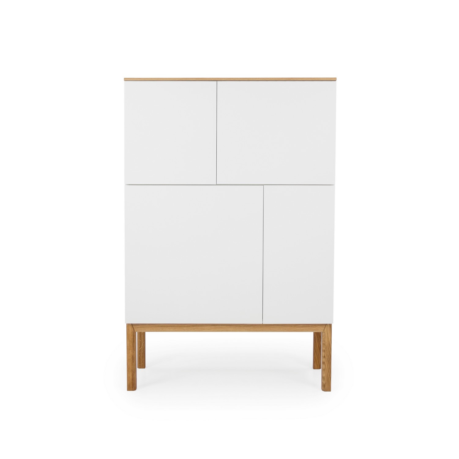 Skåp Tenzo Patch 4 Dörrar Ek/Vit