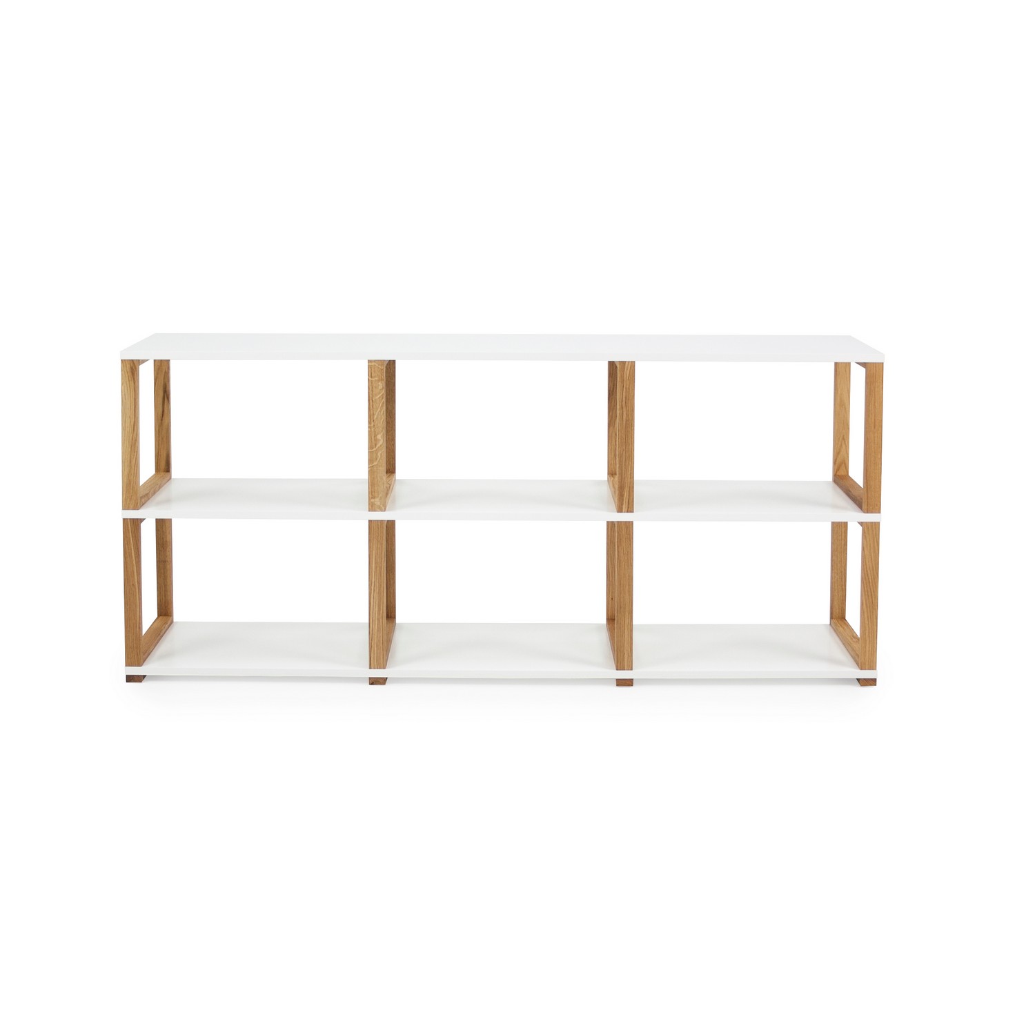 Hylla Tenzo Art 3X2 Vit/Ek