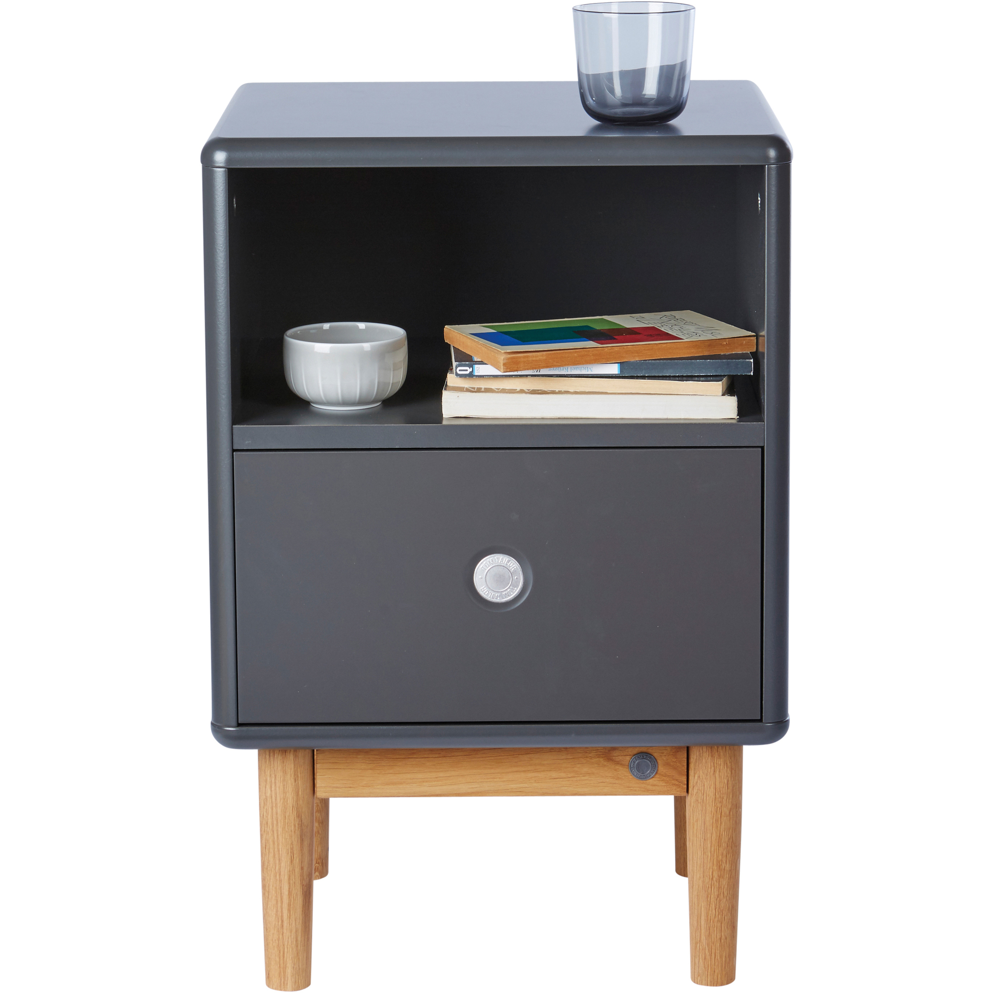 Sängbord Tenzo Tom Tailor Mörkgrå