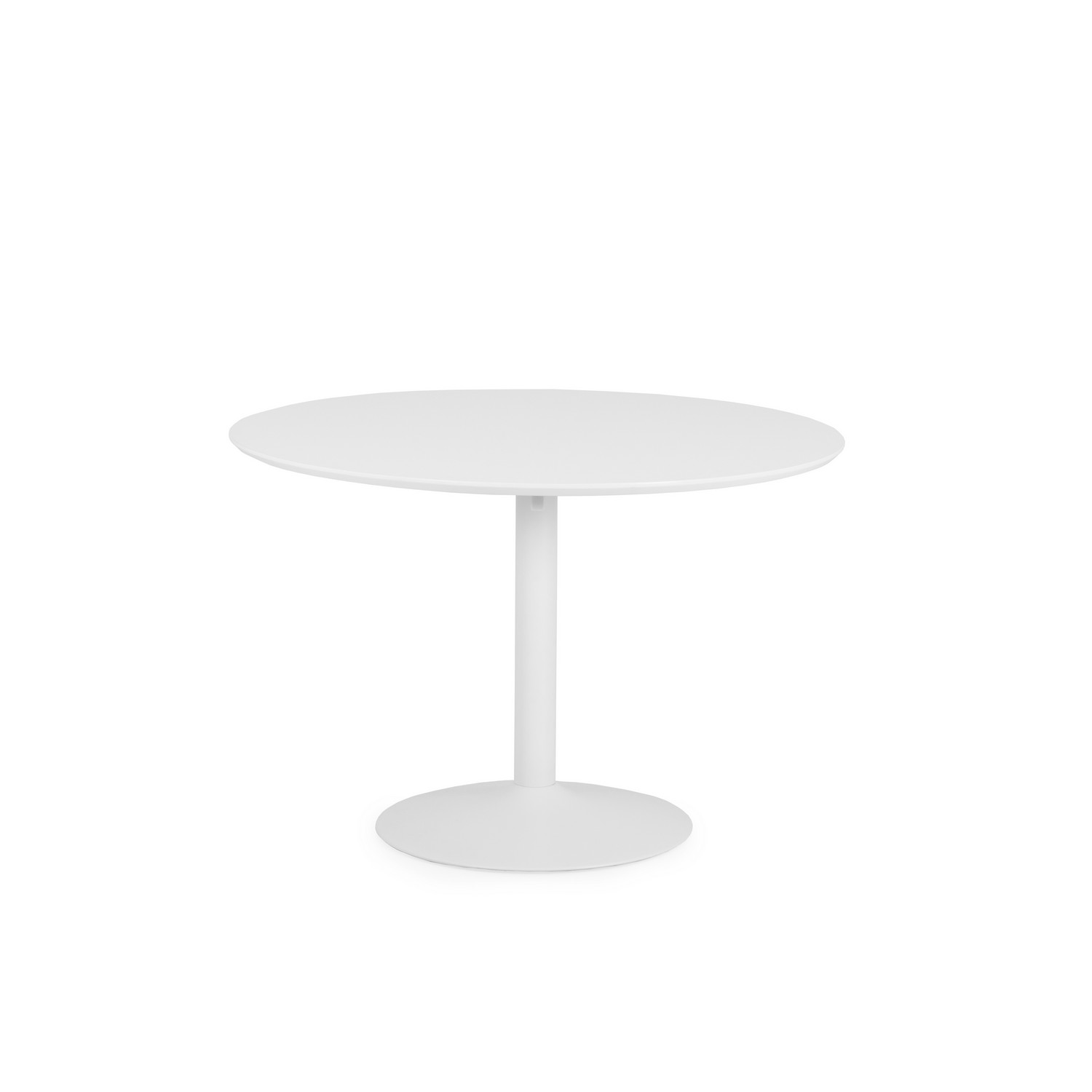 Matbord Tenzo Taco Ovalt 160 cm Laminat Vit