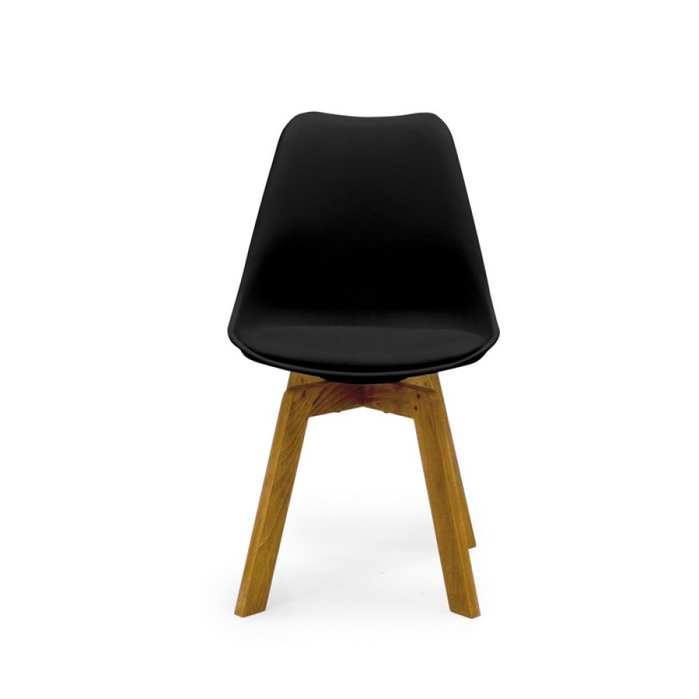 Stol Tenzo Cleo 4-Pack Svart