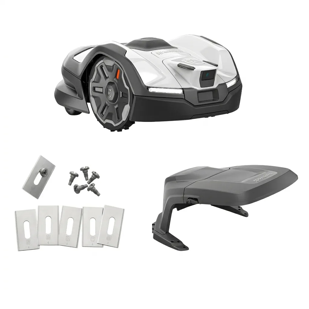 Robotgräsklippare Husqvarna Automower® 410VE Nera Med Robothus & Reservkniv