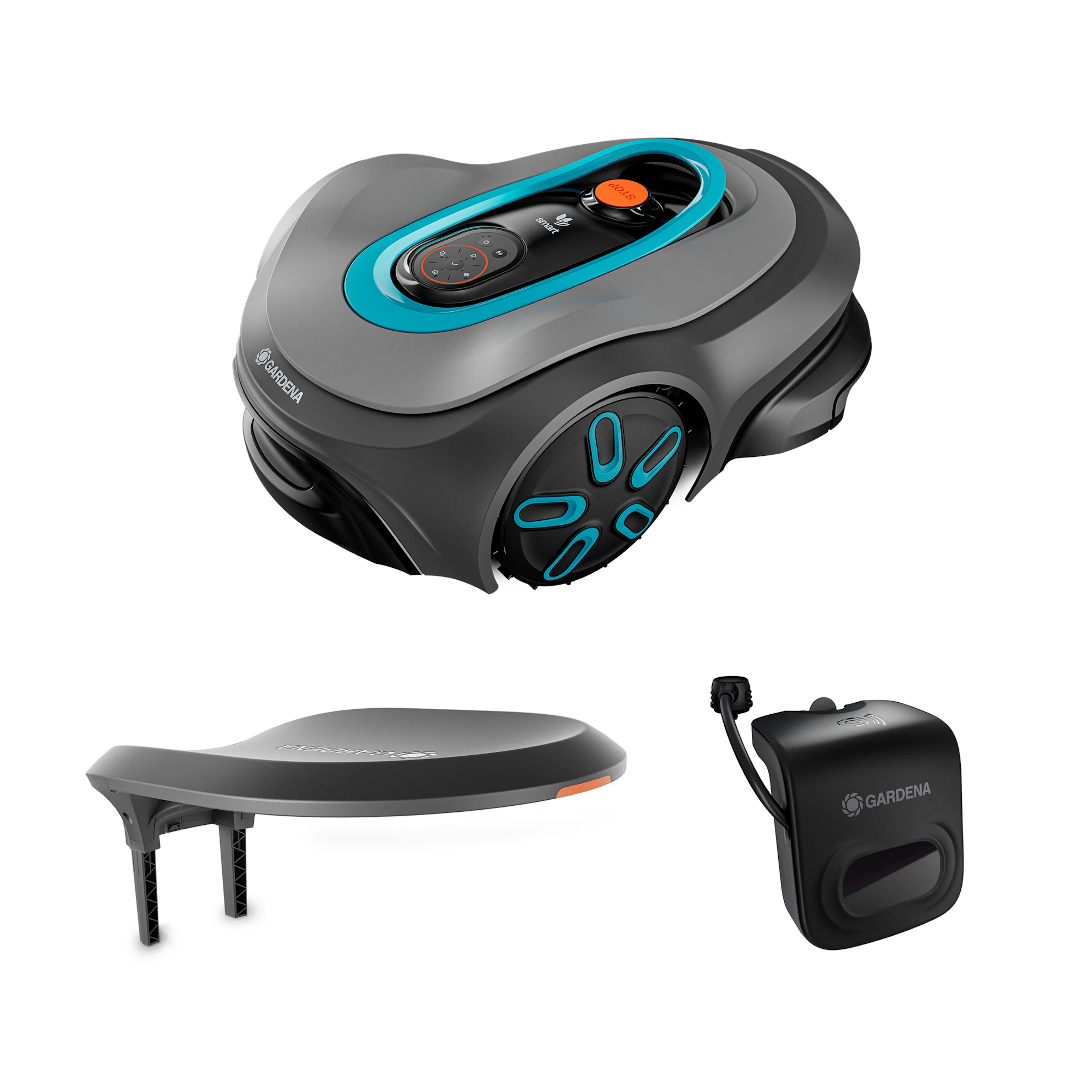 Robotgräsklippare Gardena Smart Sileno Max 1500 Paket Med Robothus & Antikollisionsradar