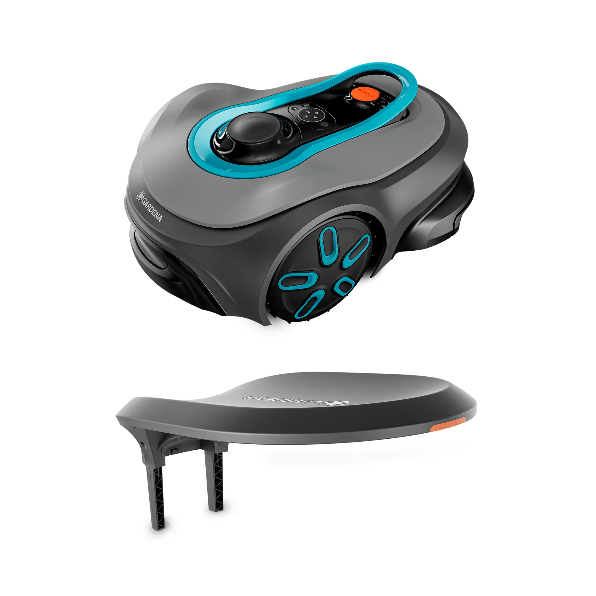 Robotgräsklippare Gardena Smart Sileno Free 1000 Utan Slinga Paket Med Robothus