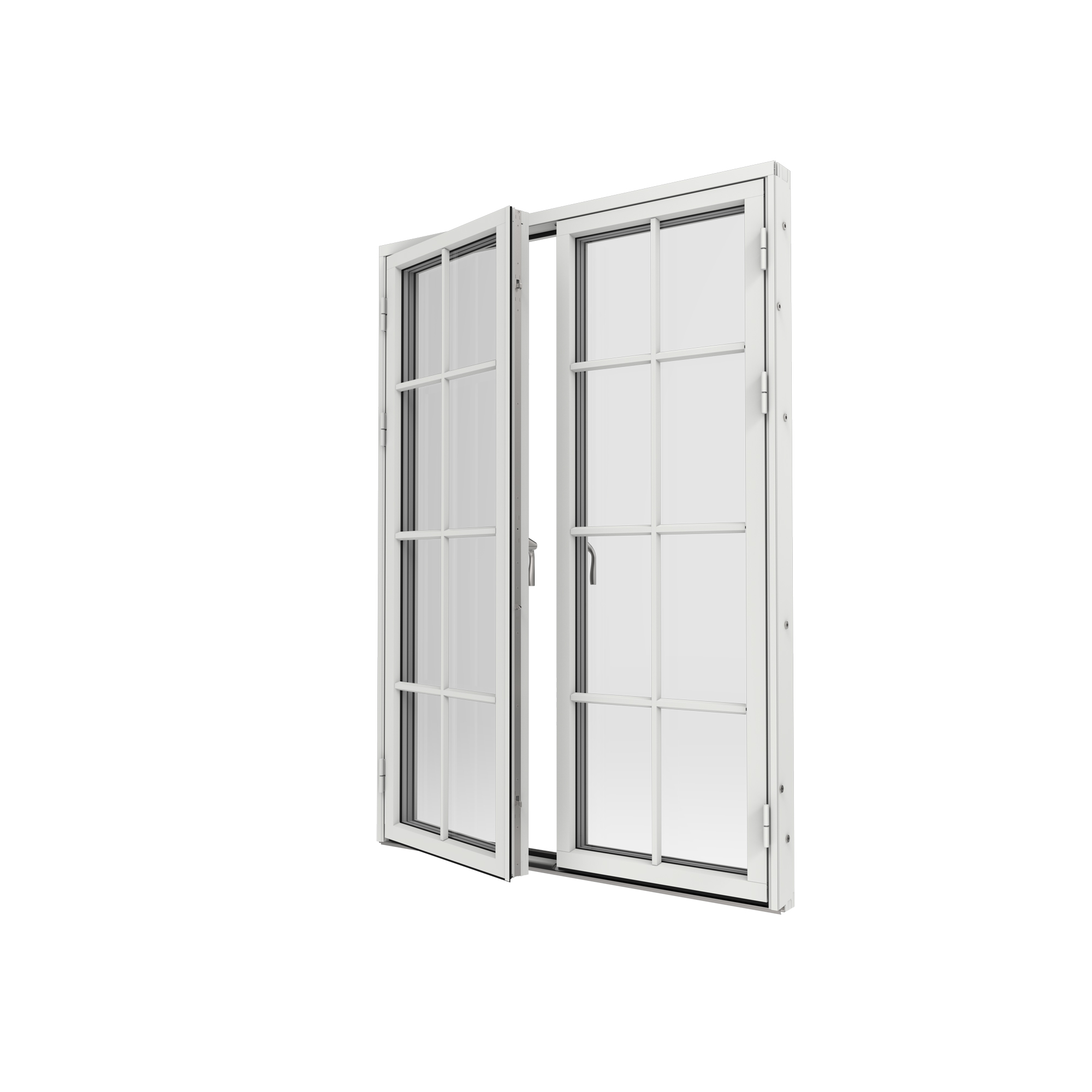 Parfönsterdörr Elitfönster Original Helglasad Aluminium