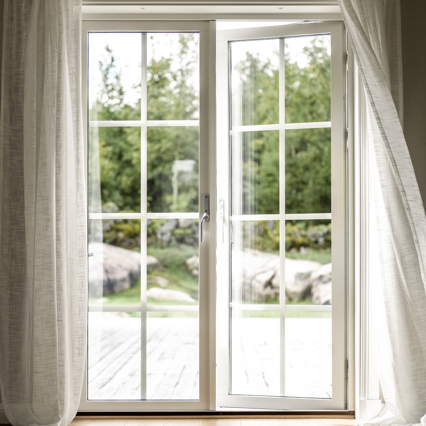 Parfönsterdörr Elitfönster Original Helglasad Aluminium