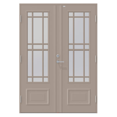 Parytterdörr Diplomat Estelle Glas