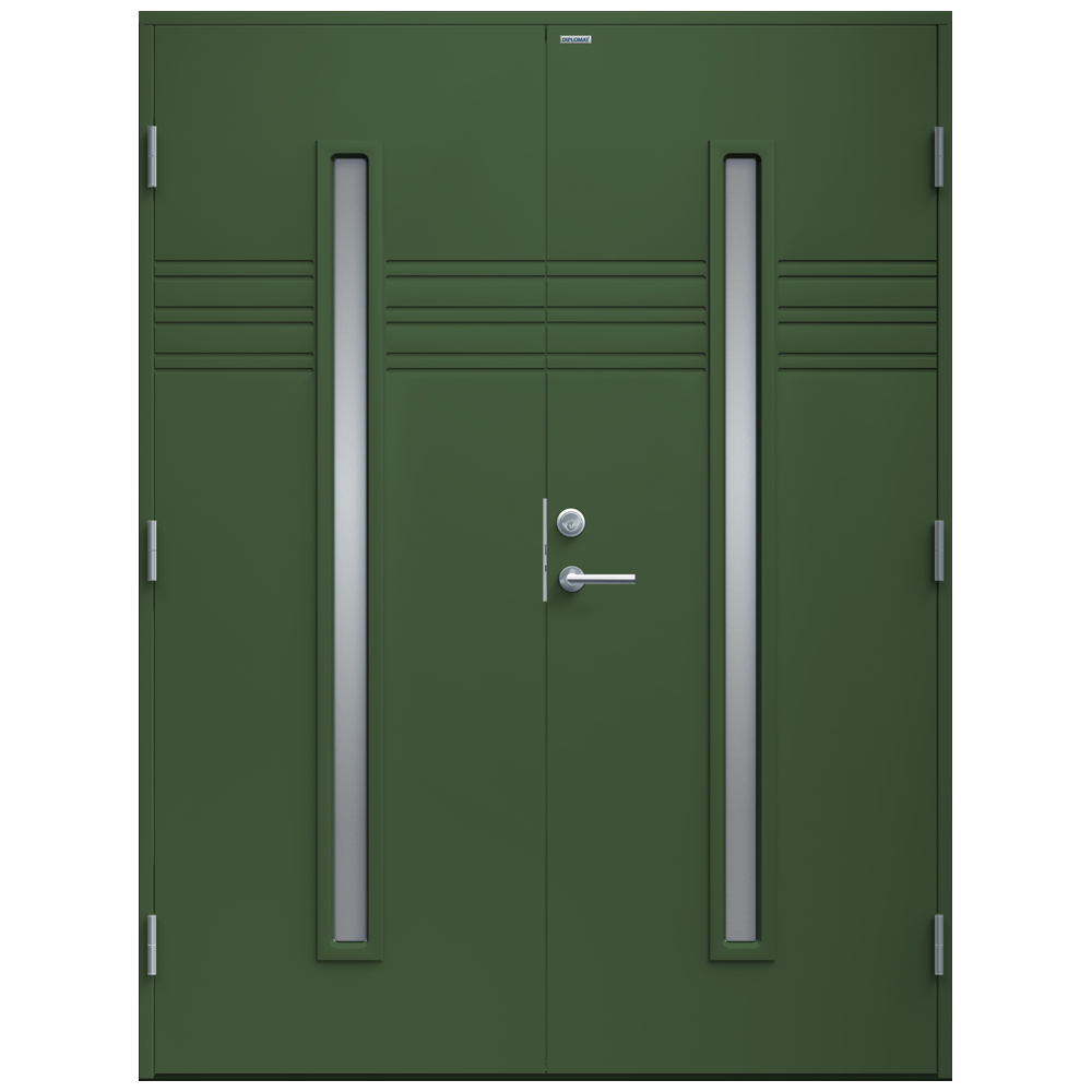 Parytterdörr Diplomat Felicia Klarglas