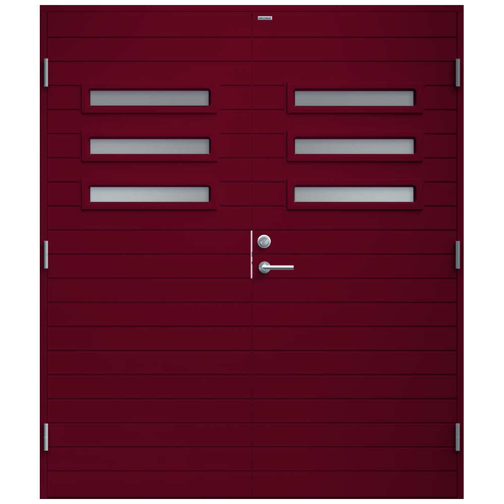 Parytterdörr Diplomat Ingela Klarglas