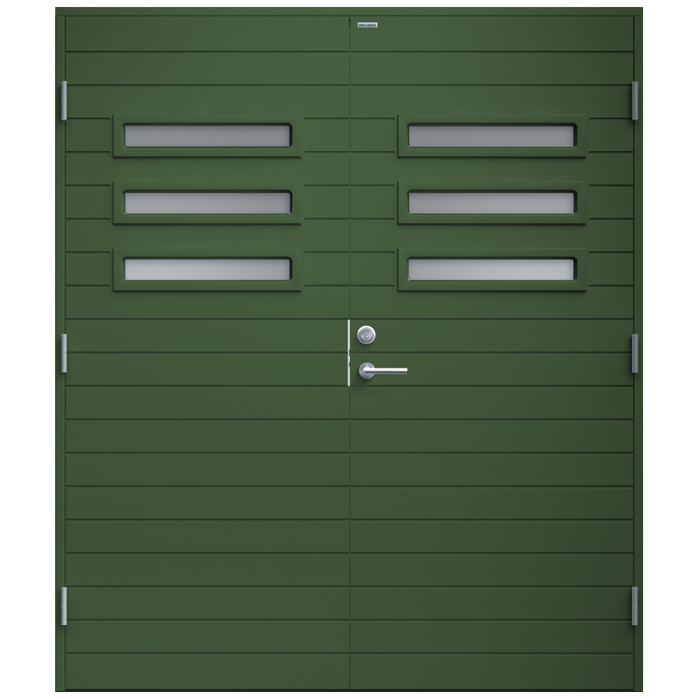 Parytterdörr Diplomat Ingela Klarglas