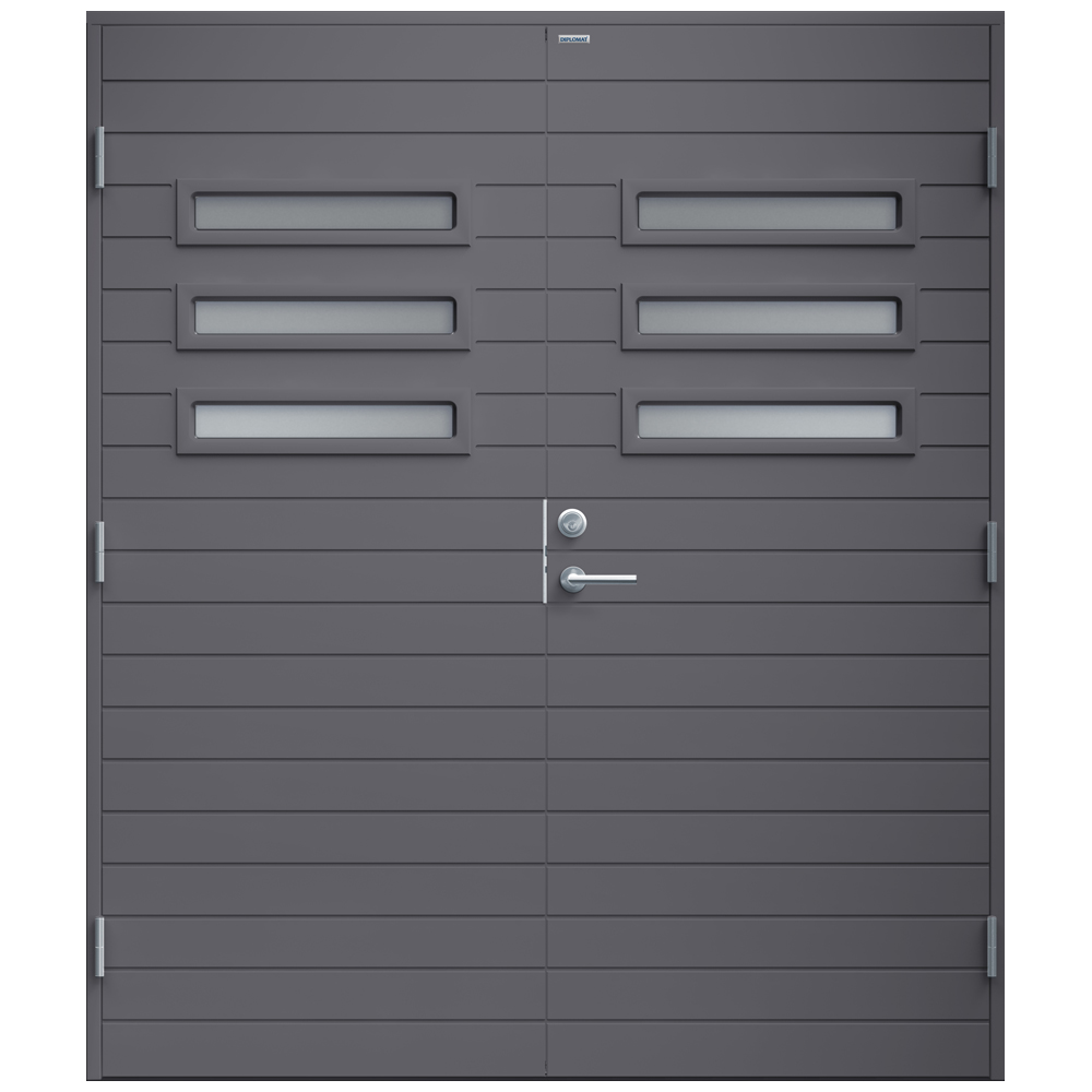 Parytterdörr Diplomat Ingela Klarglas