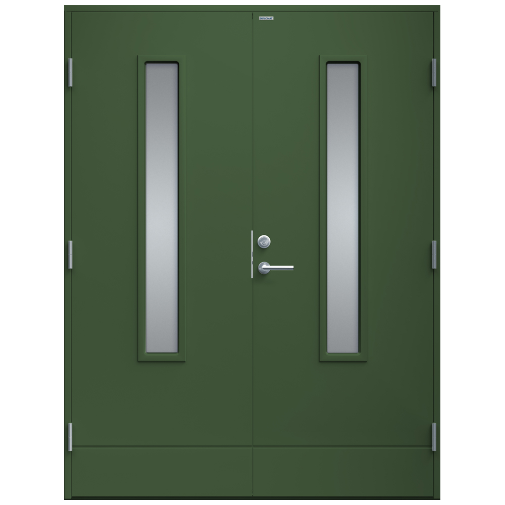 Parytterdörr Diplomat Laila Klarglas