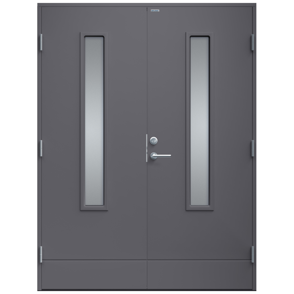 Parytterdörr Diplomat Laila Klarglas