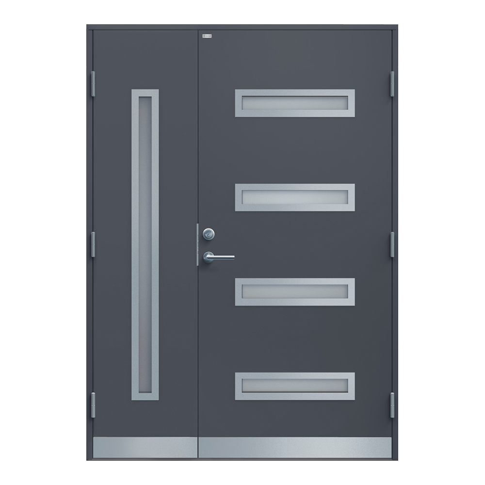 Parytterdörr Diplomat Minnah Steppat Glas