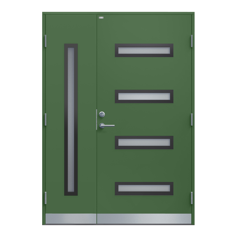 Parytterdörr Diplomat Minnah Steppat Glas