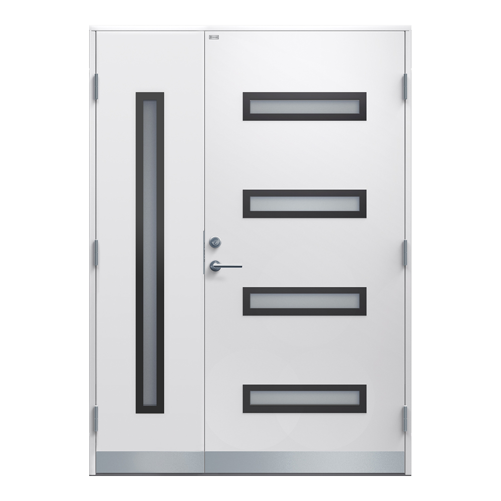 Parytterdörr Diplomat Minnah Steppat Glas