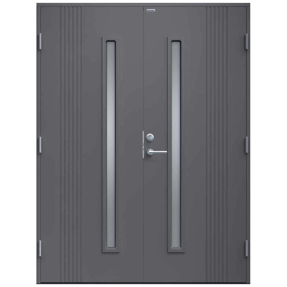 Parytterdörr Diplomat Nathalie Klarglas