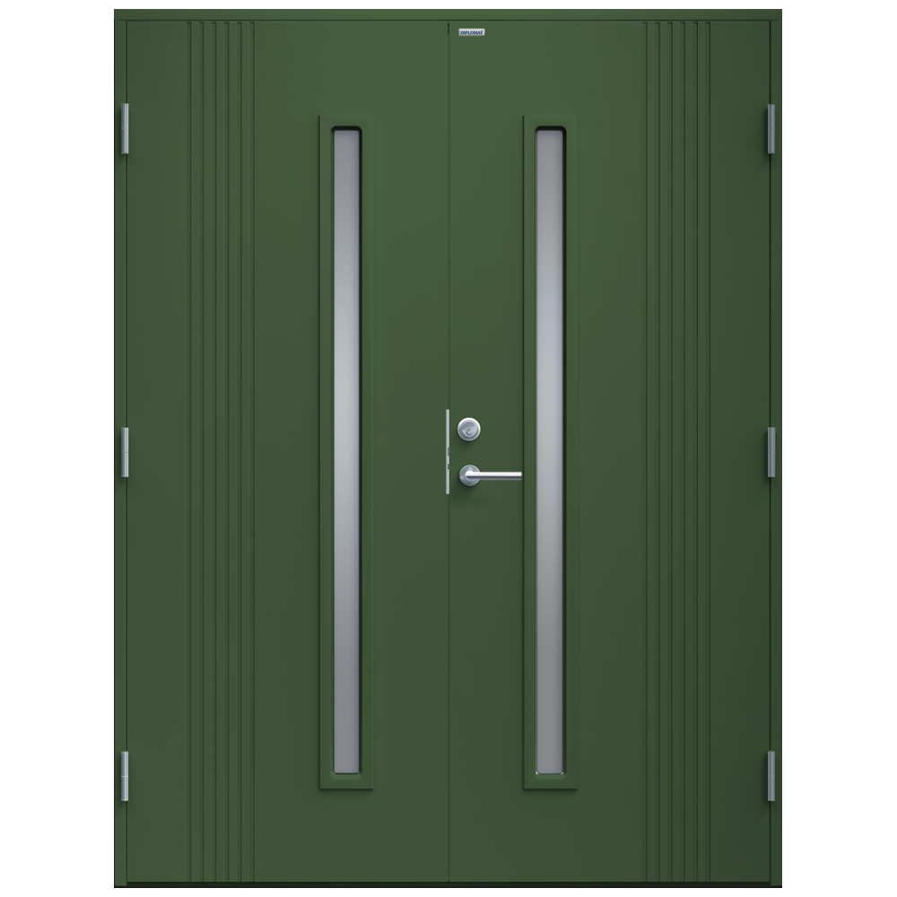 Parytterdörr Diplomat Nathalie Klarglas