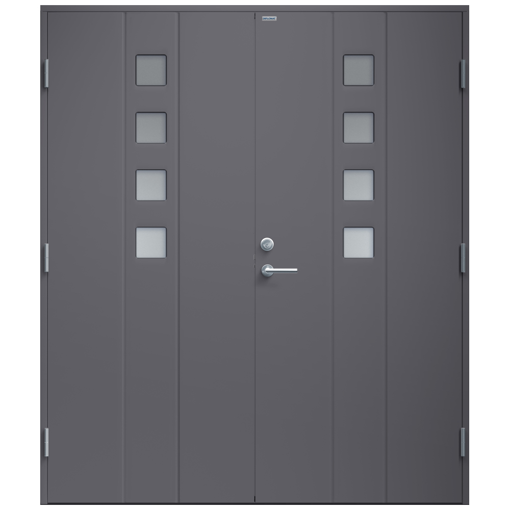 Parytterdörr Diplomat Sandra Klarglas