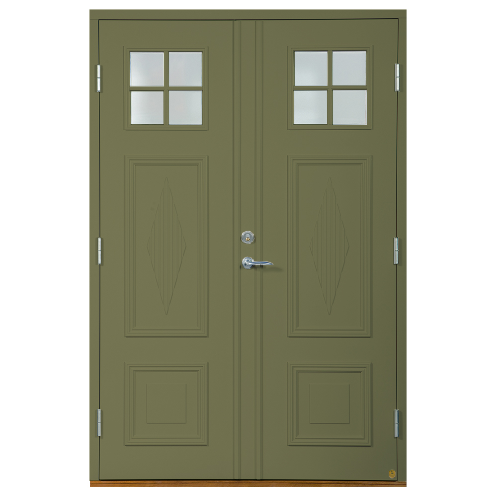 Parytterdörr Leksandsdörren Lisselby Klarglas Eco74