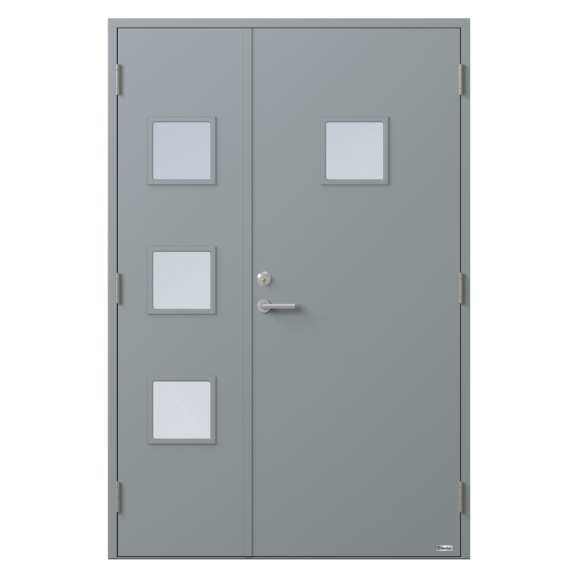 Parytterdörr NorDan Bor Kvadraten 839PG1+3