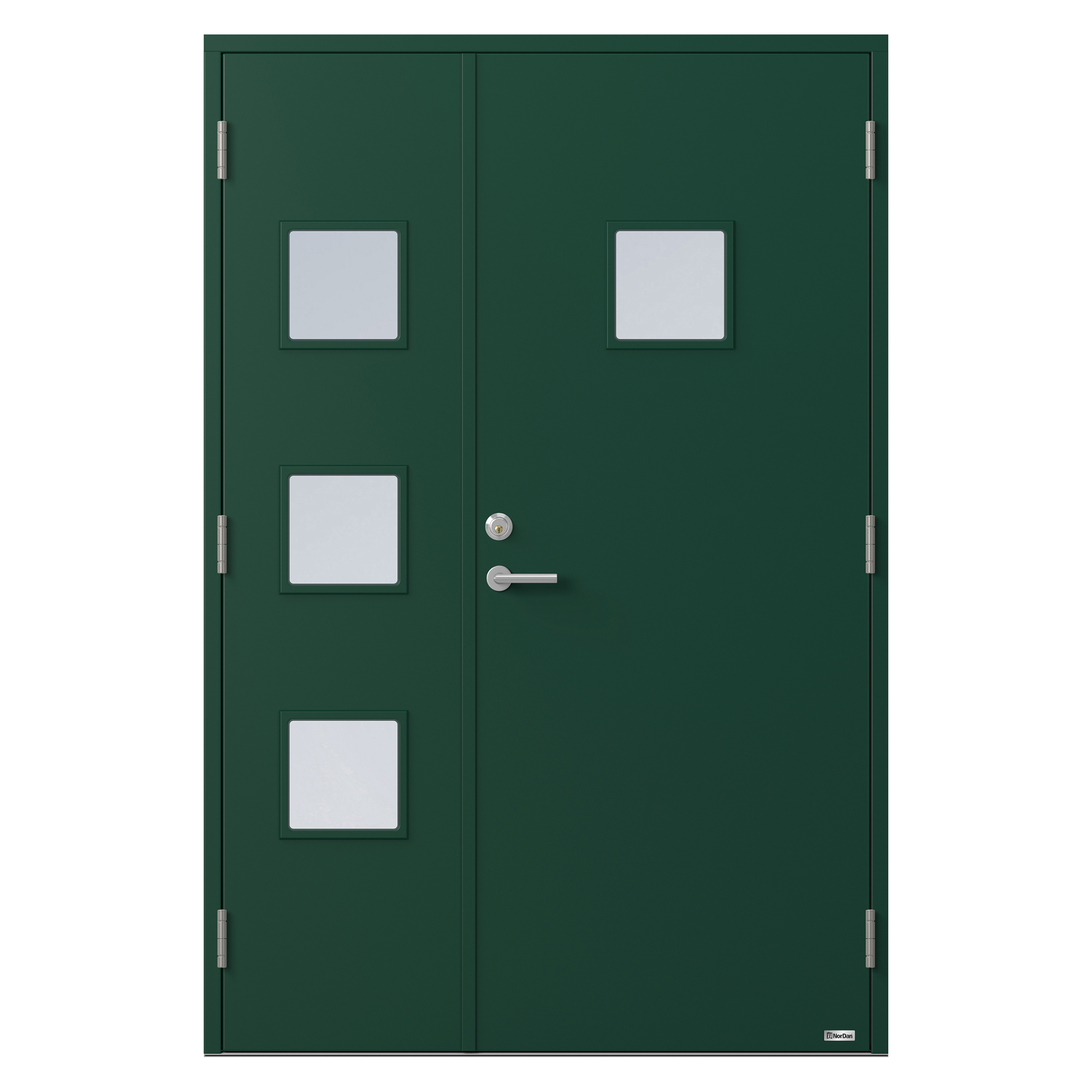 Parytterdörr NorDan Bor Kvadraten 839PG1+3