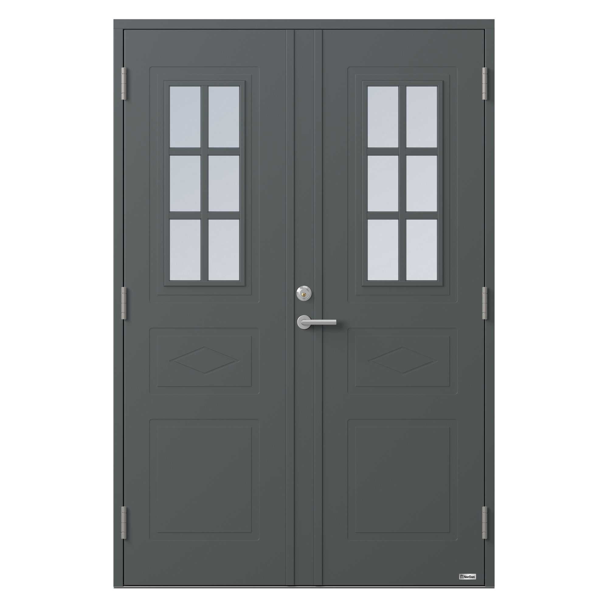 Parytterdörr NorDan Bor Tvillingarna 992PG