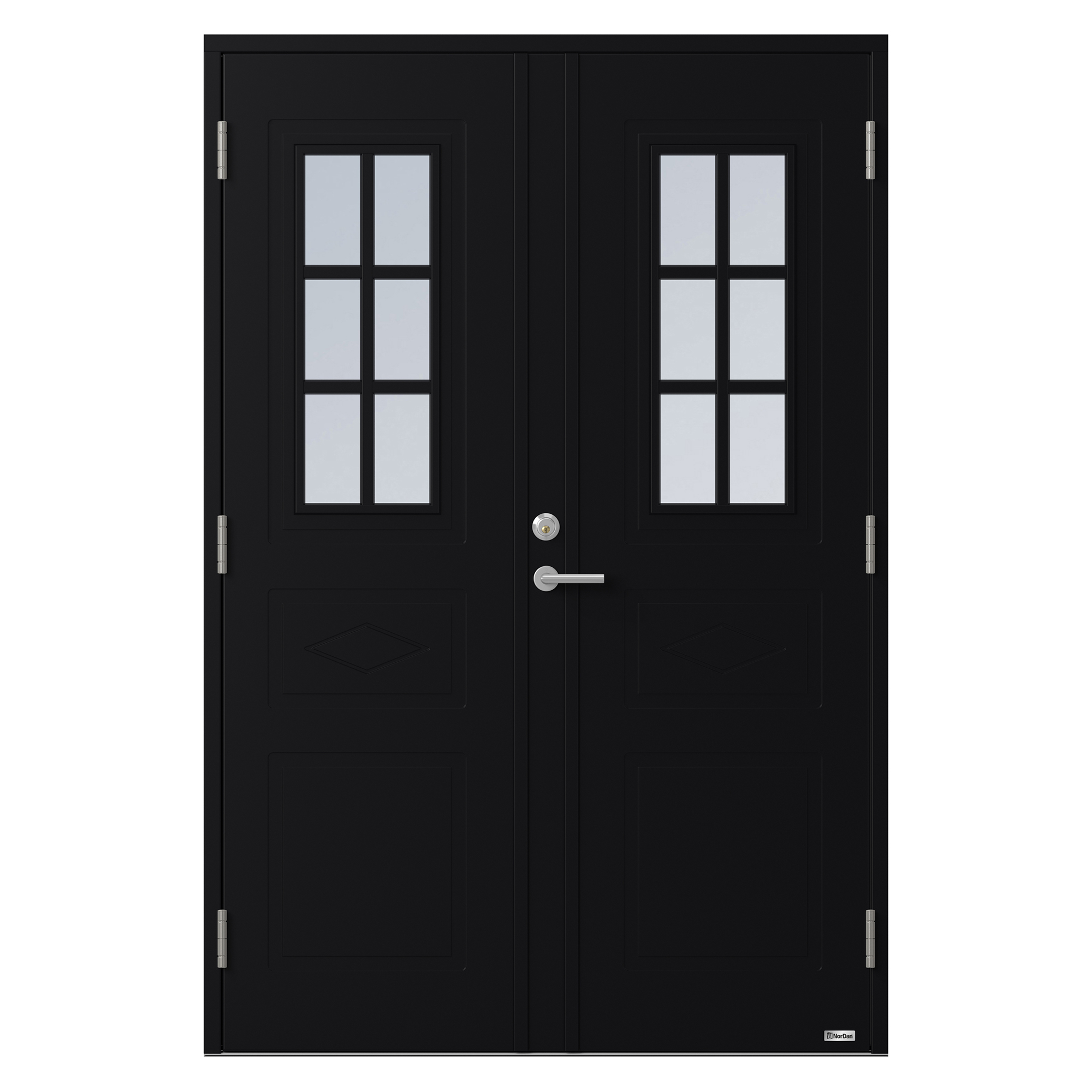 Parytterdörr NorDan Bor Tvillingarna 992PG