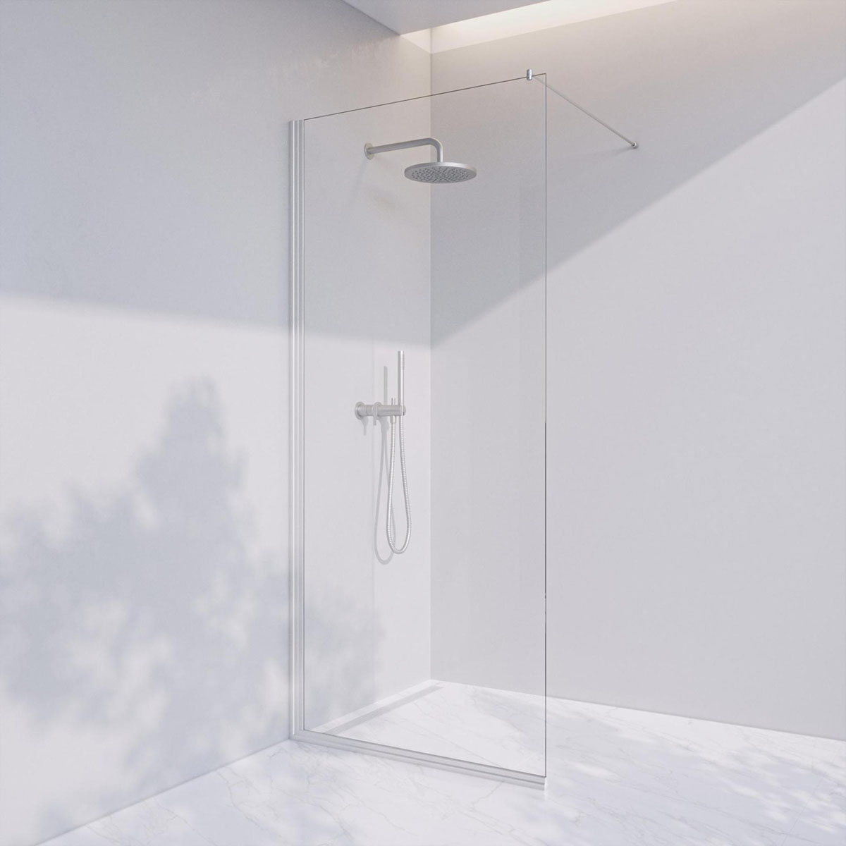 Duschvägg Invitrea Prime PH1 med Glasrengöring