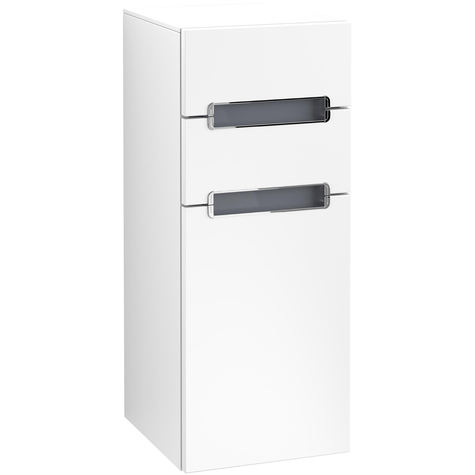 Väggskåp Villeroy & Boch Subway 2.0 med 2 Lådor och 1 Dörr 356 mm