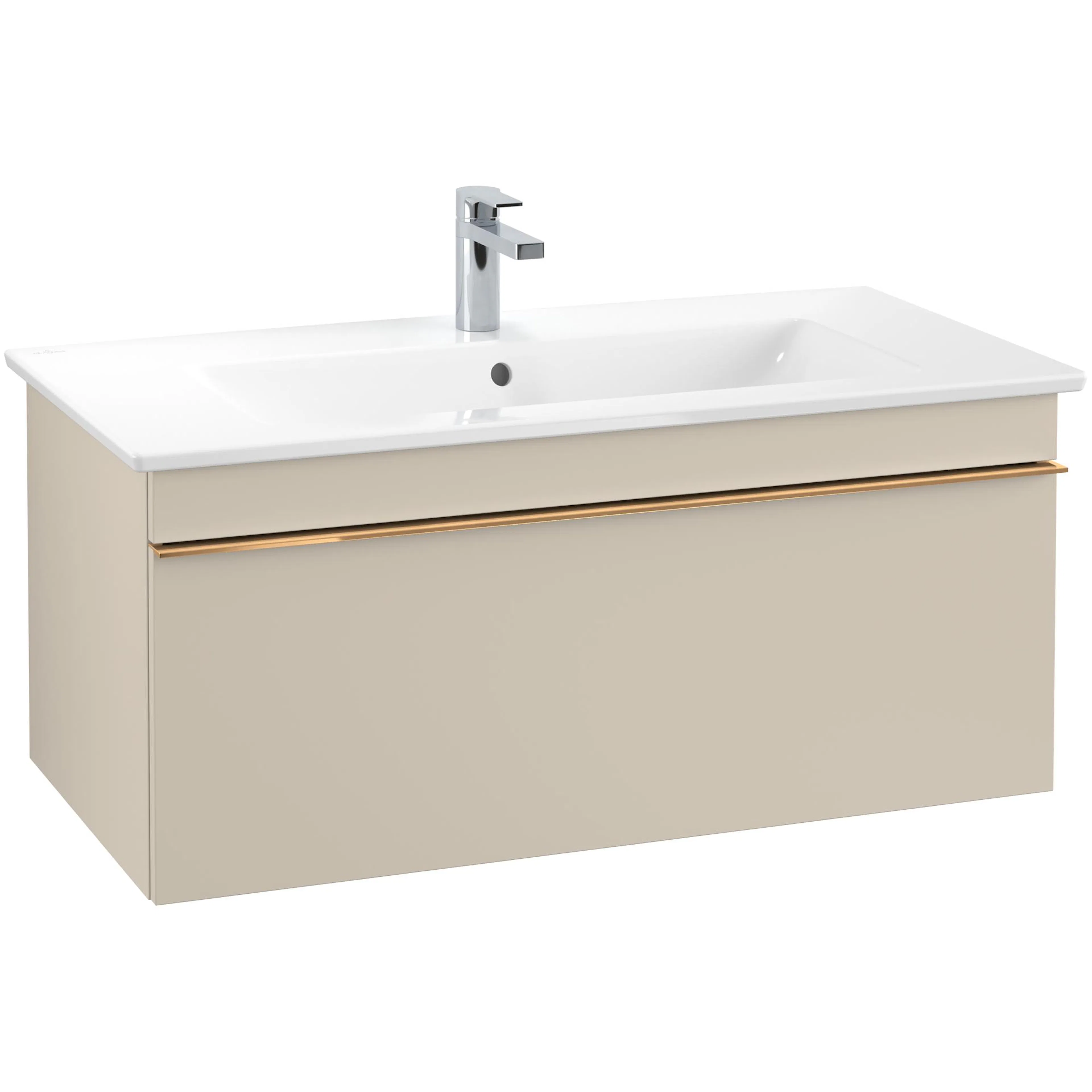 Tvättställsskåp Villeroy & Boch Venticello med  1 Låda för Skåpstvättställ