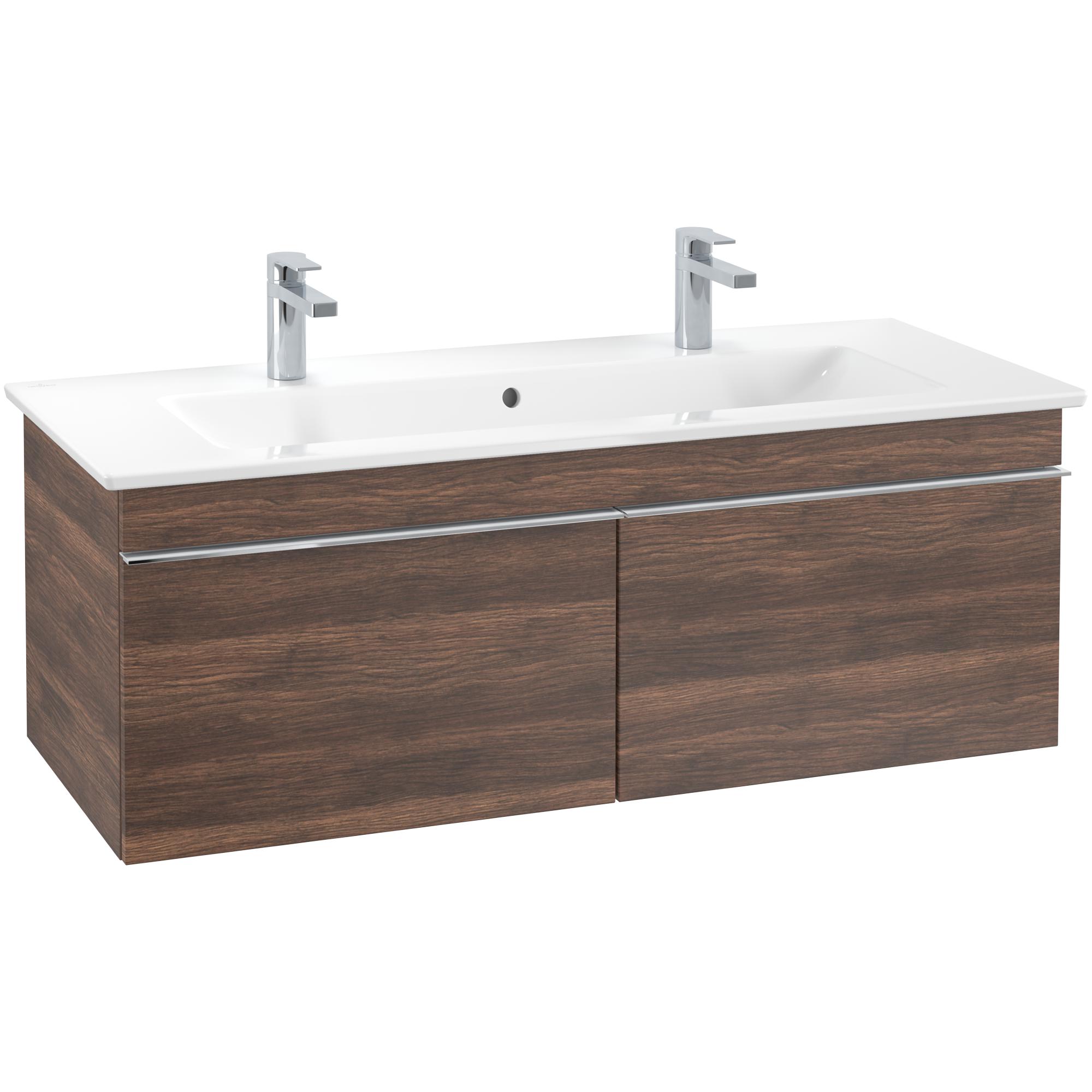 Tvättställsskåp Villeroy & Boch Venticello 115 cm med  2 Lådor för Centrerat Skåpstvättställ