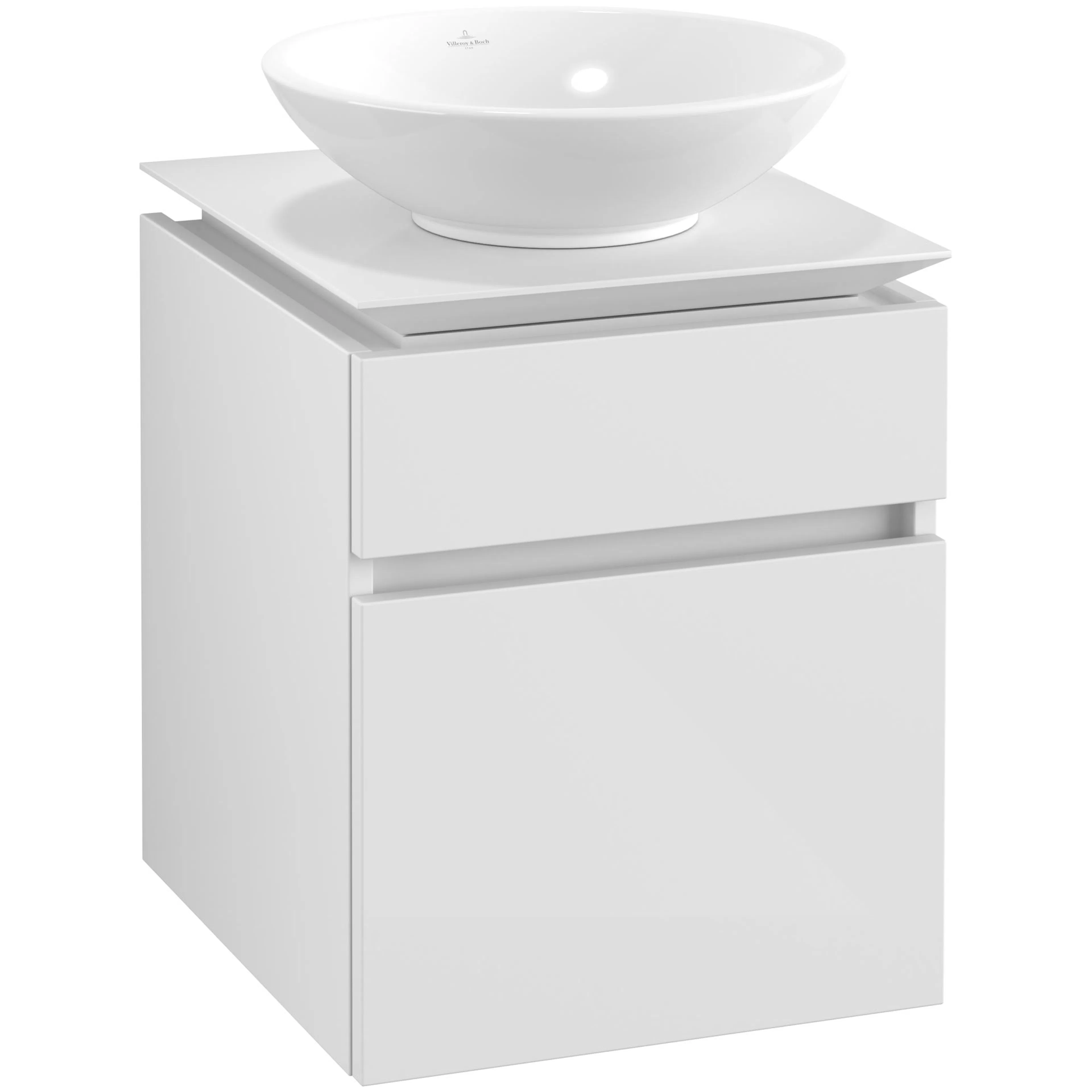 Tvättställsskåp Villeroy & Boch Legato 450 med 2 Lådor för Ytmonterat Tvättställ