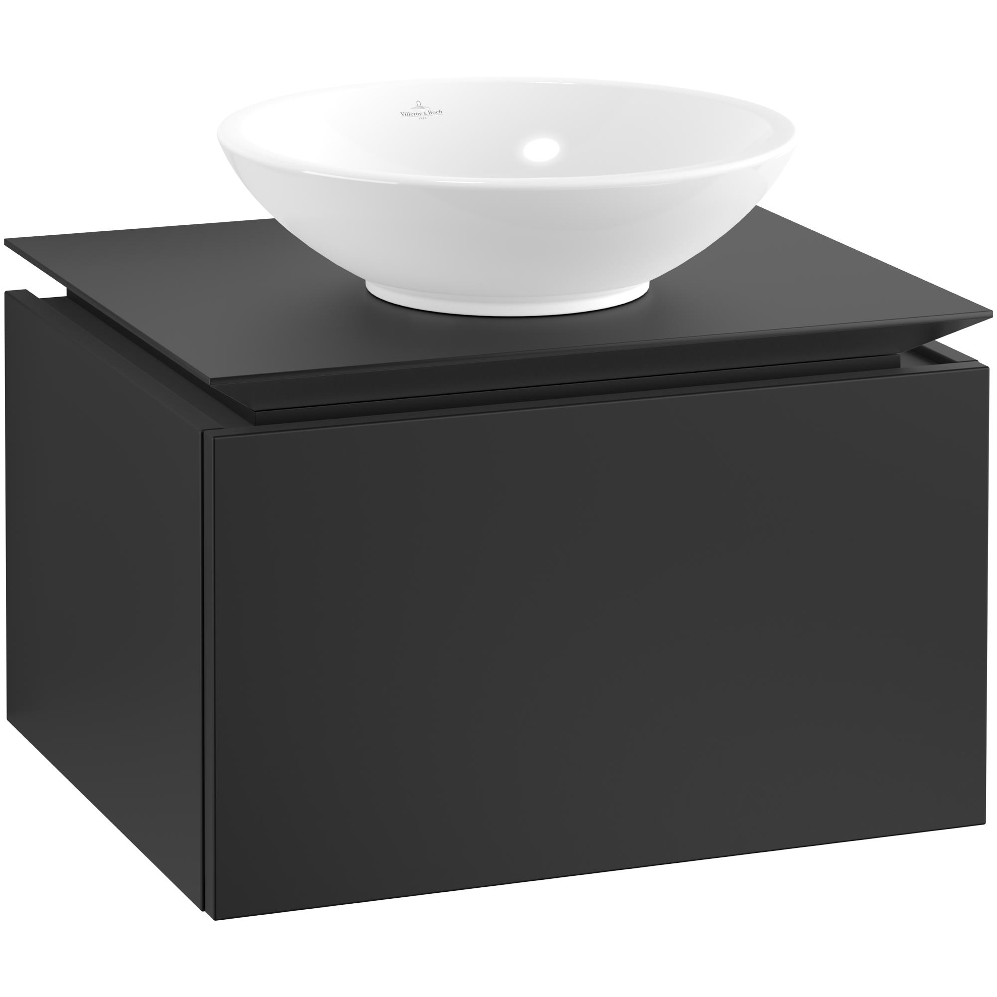 Tvättställsskåp Villeroy & Boch Legato Kompakt 600 med 1 Låda för Ytmonterat Tvättställ