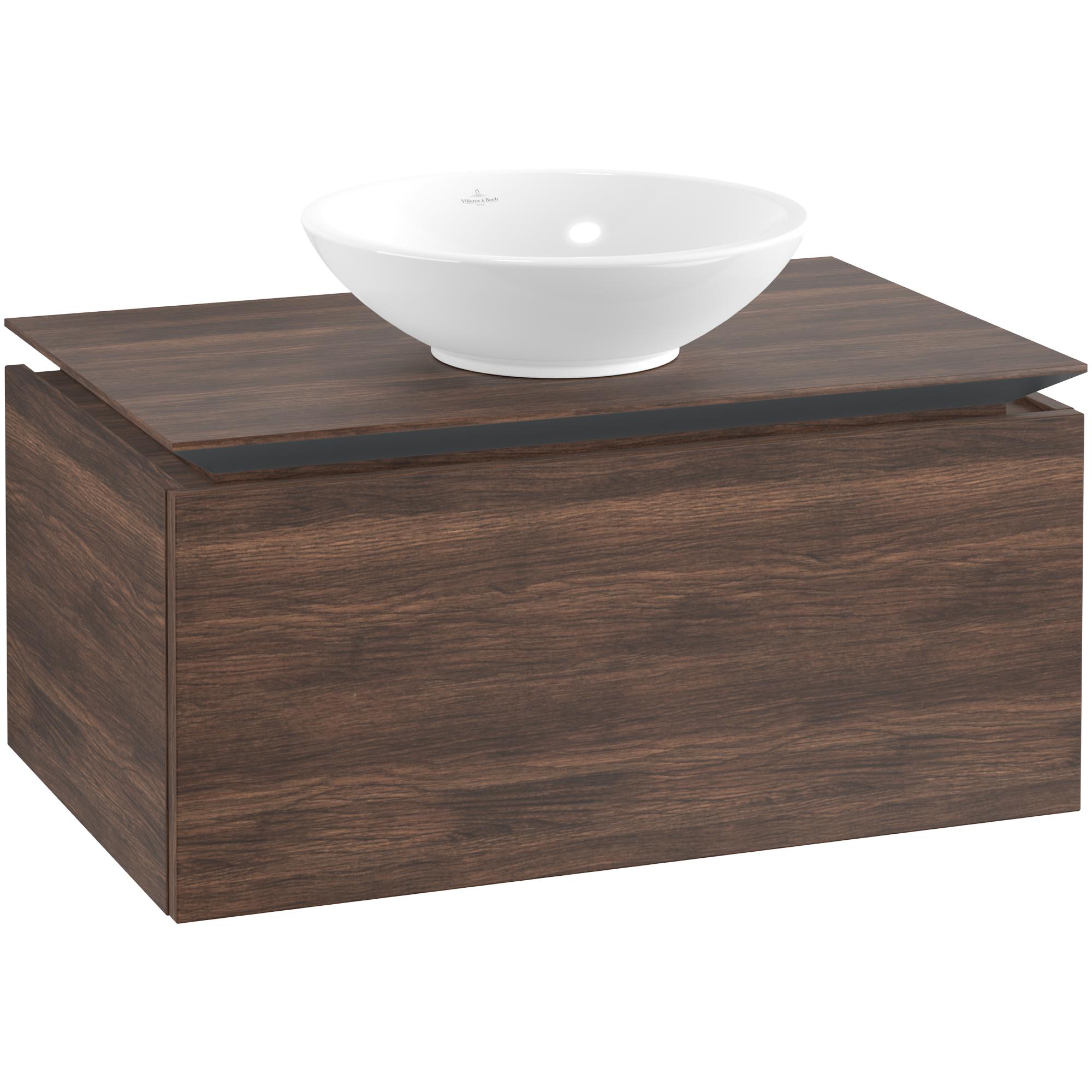 Tvättställsskåp Villeroy & Boch Legato Kompakt 800 med 1 Låda för Ytmonterat Tvättställ