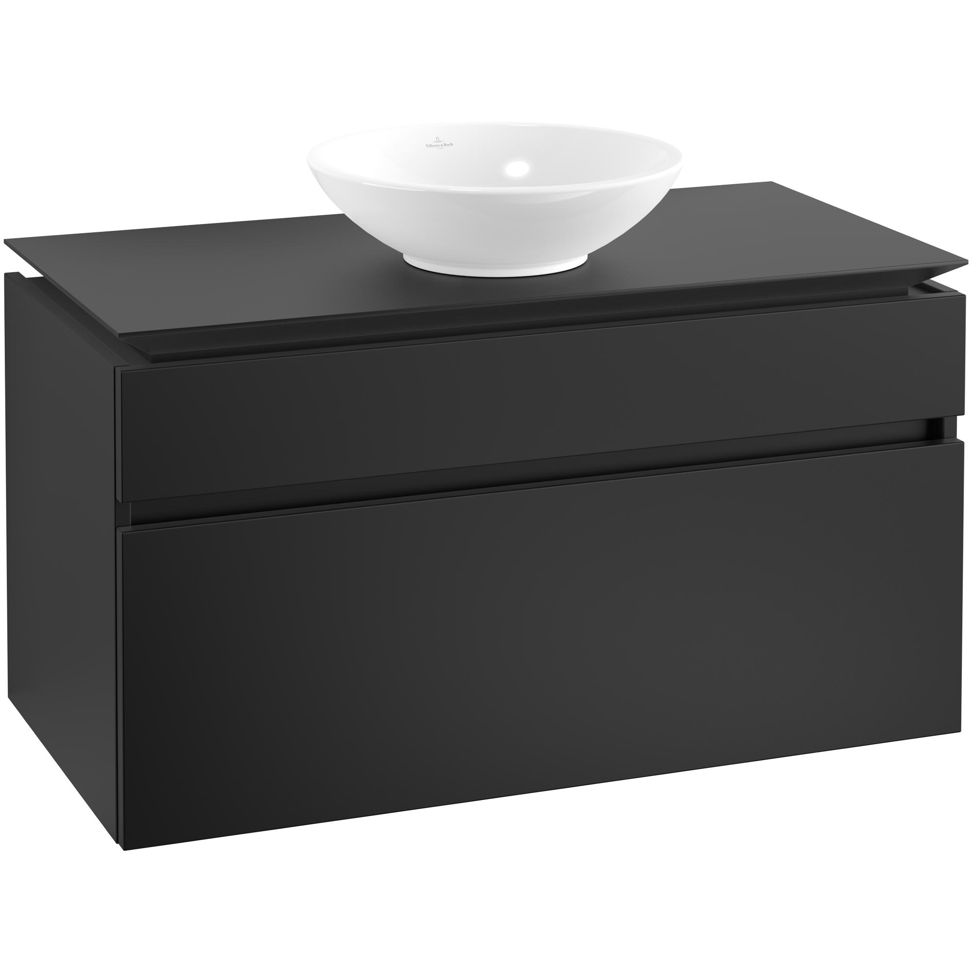 Tvättställsskåp Villeroy & Boch Legato 1000 med 2 Lådor för Ytmonterat Tvättställ