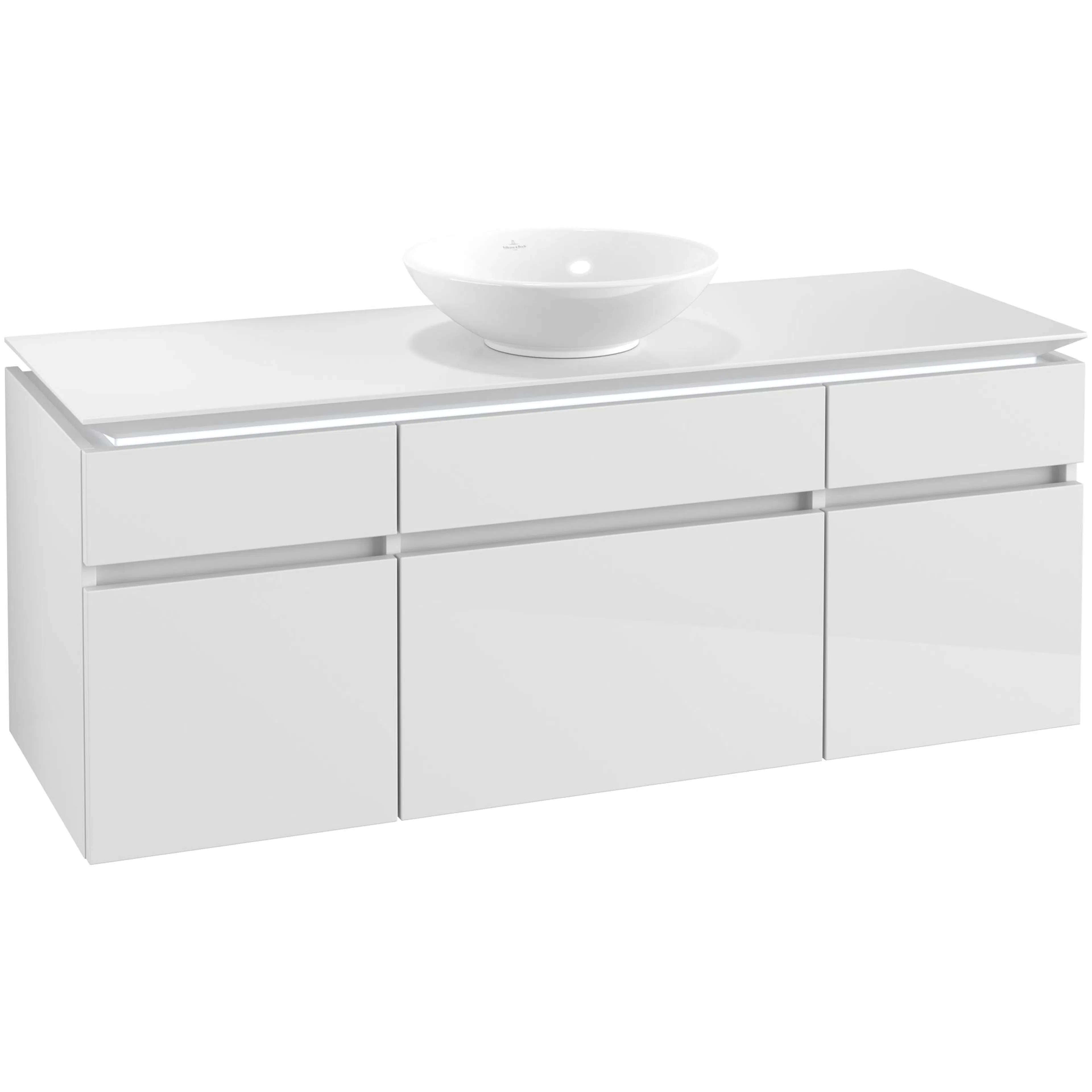 Tvättställsskåp Villeroy & Boch Legato med 5 Lådor för Ytmonterat Tvättställ från Övriga V&B Serier