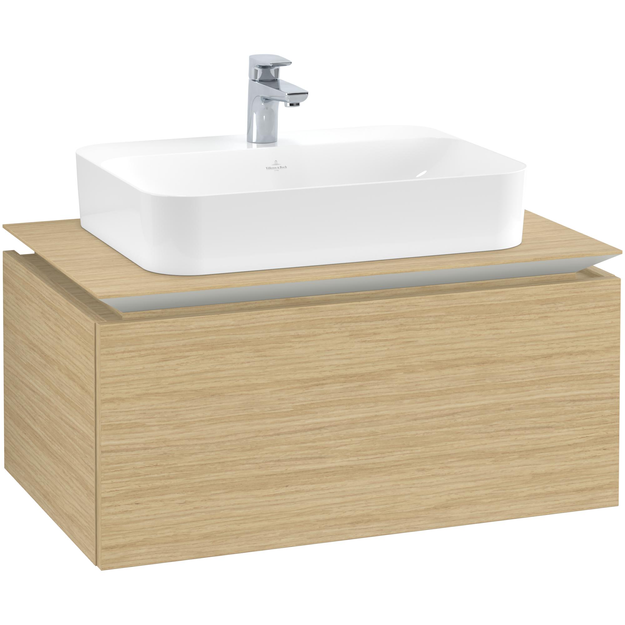 Tvättställsskåp Villeroy & Boch Legato Kompakt med 1 Låda för Ytmonterat Tvättställ från Finion & Memento