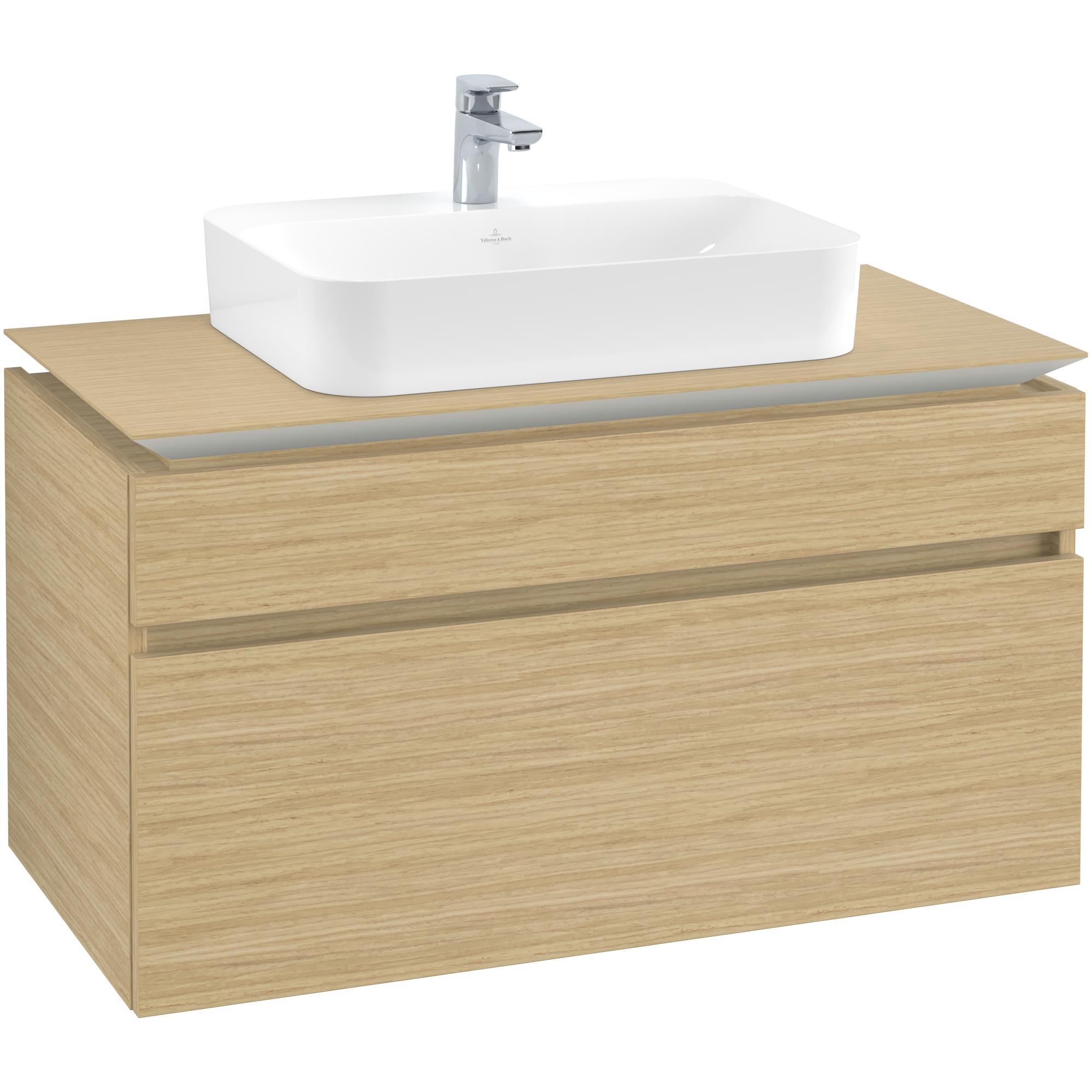 Tvättställsskåp Villeroy & Boch Legato med 2 Lådor för Ytmonterat Tvättställ från Finion & Memento